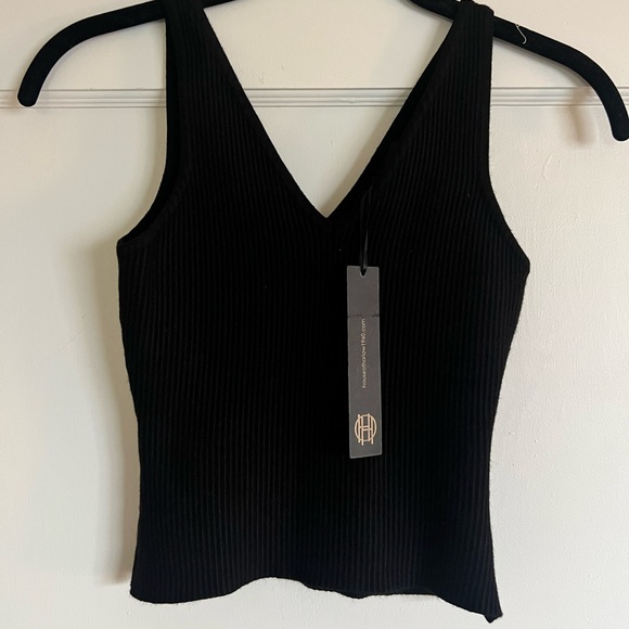 House of Harlow Ribbed Knit Sleeveless Tank Top Size Small main image 0
